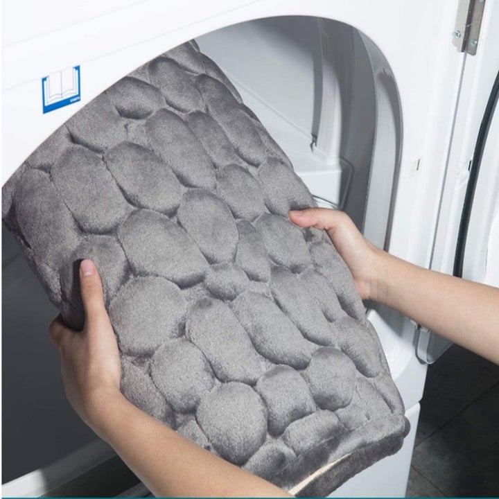 Stone Absorbmat 1+1 Gratis Natte Vloer Badkamer Douchemat