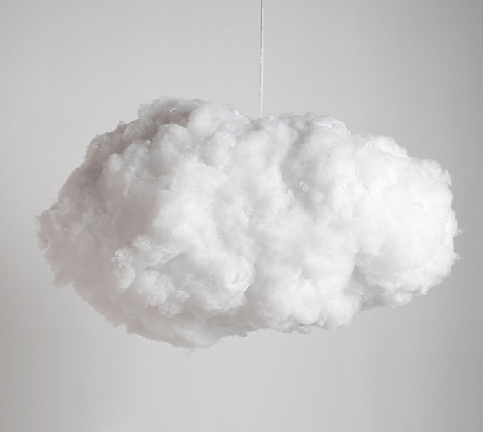 Wolkenlamp Hanglamp Van Katoen Voor Slaapkamer Sfeer