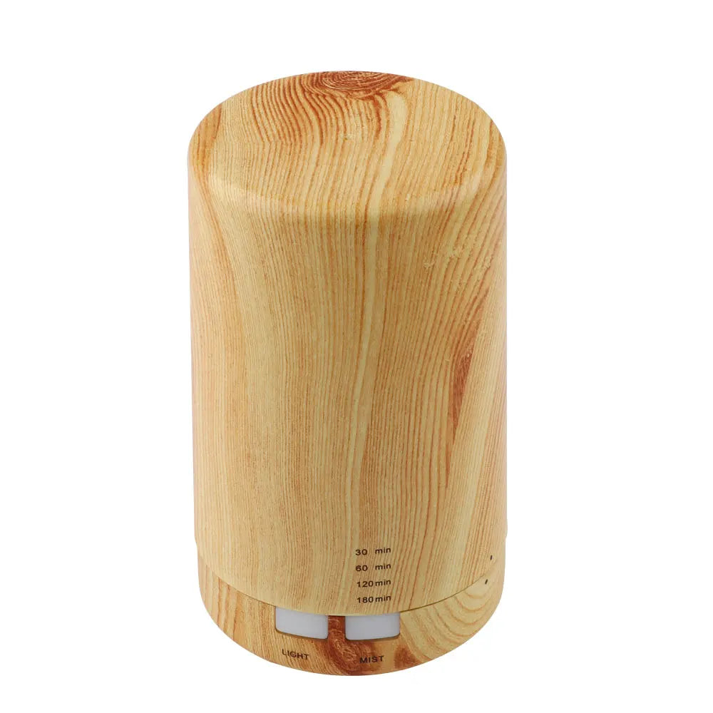 Ultrasonische Luchtbevochtiger en Aroma Diffuser Compact Stil Houtkleur