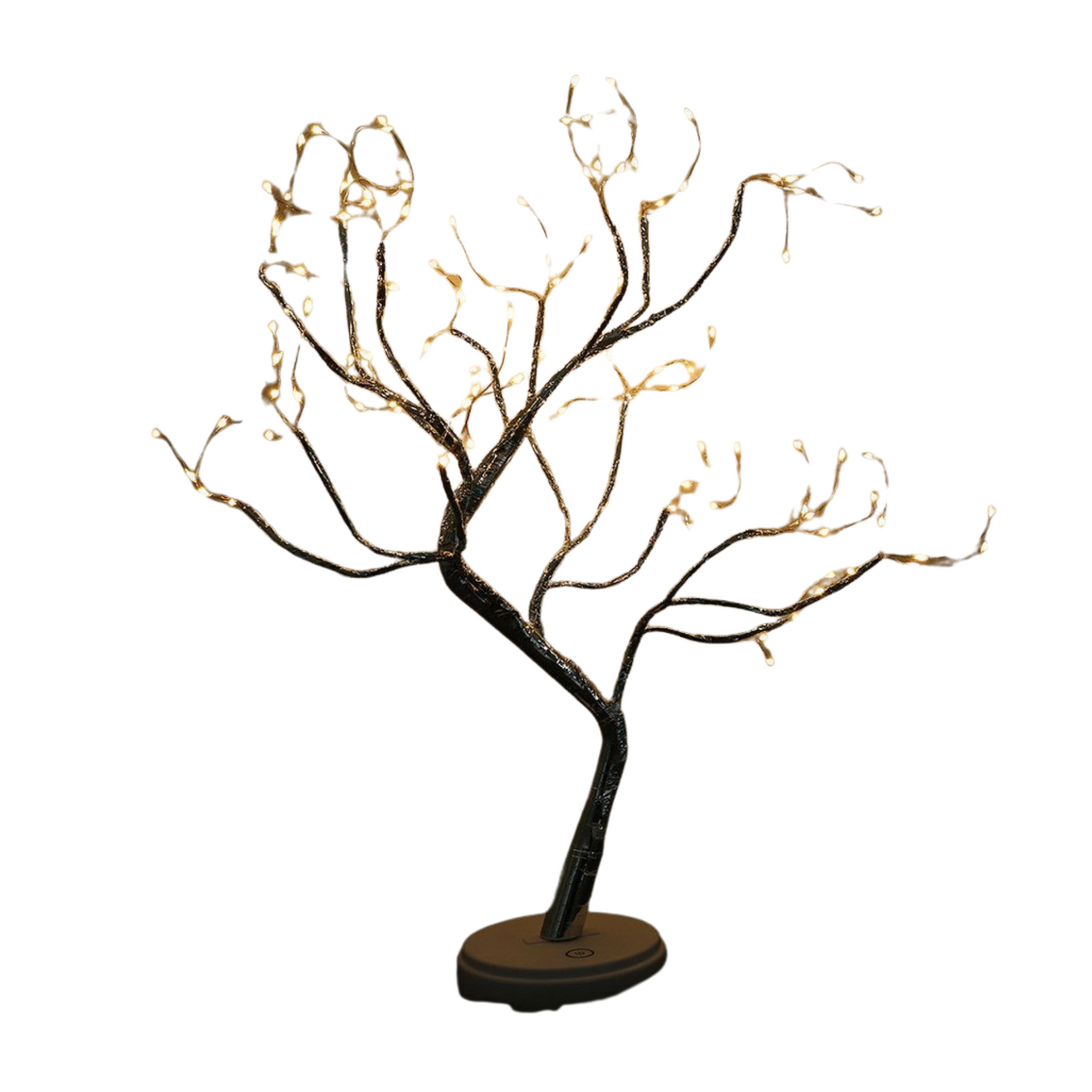 Tulipifera Staande Lamp met Natuurlijke Houtlook en Warm Licht - USB-aansluiting en Duurzaam Initiatief