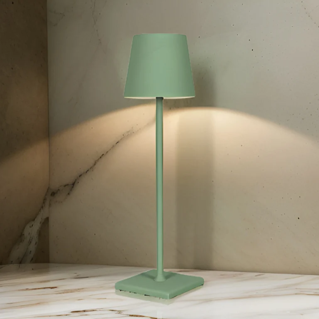 Draadloze Oplaadbare Tafellamp met Touchbediening – Scandinavisch Design, Waterdicht en Energiezuinig