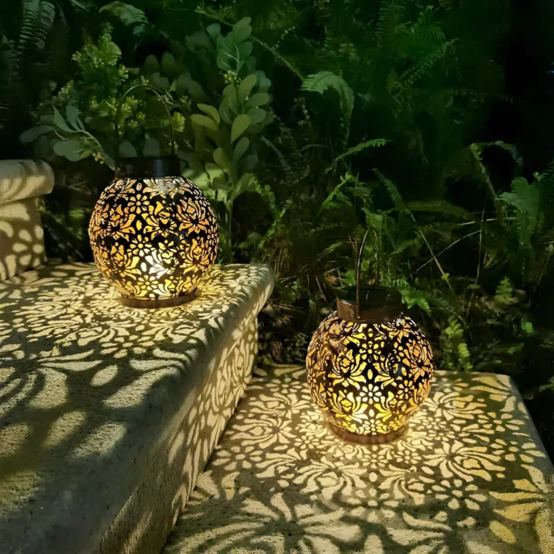 Weerbestendige LED Solar Hanglamp Voor Tuin Met Warm Licht