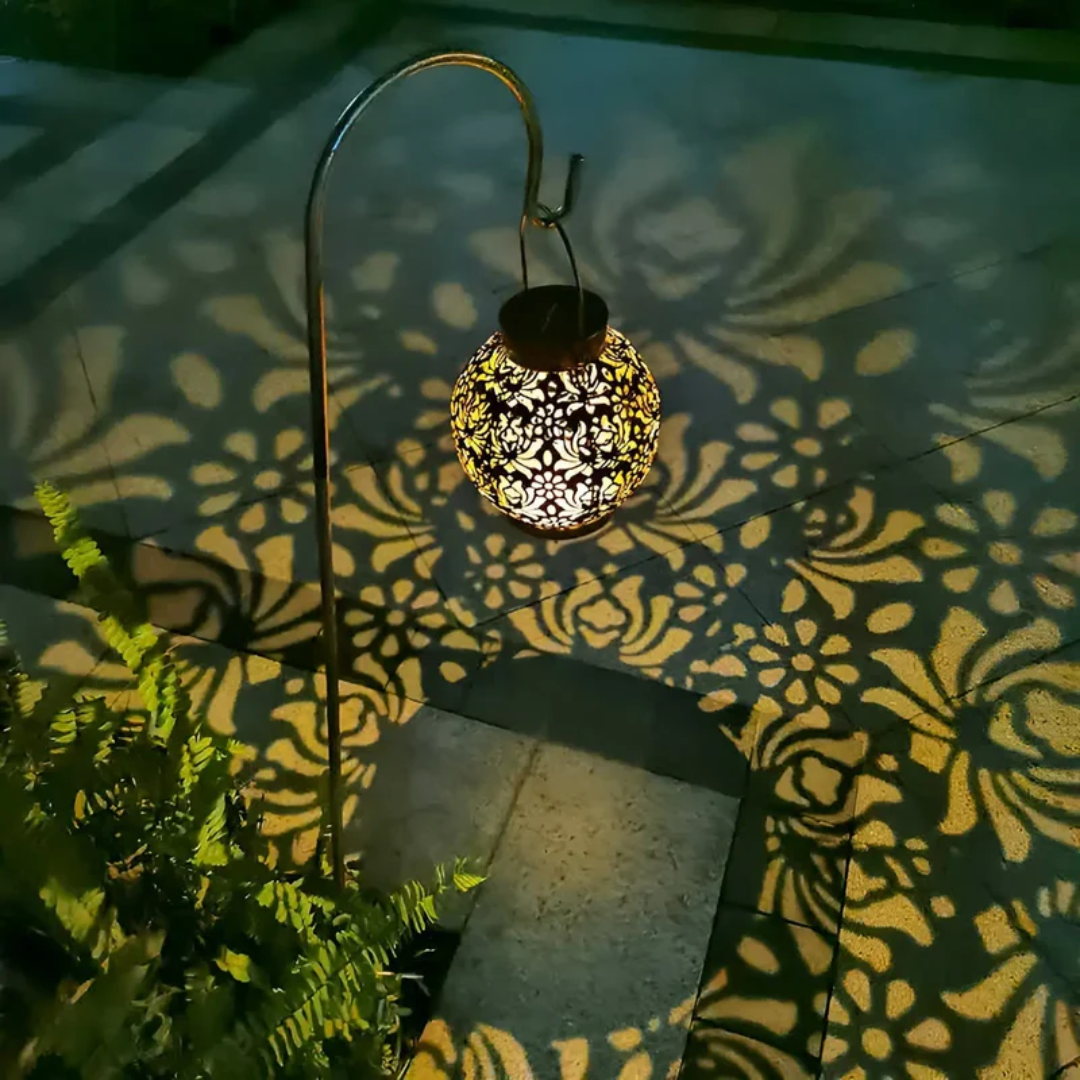 Weerbestendige LED Solar Hanglamp Voor Tuin Met Warm Licht