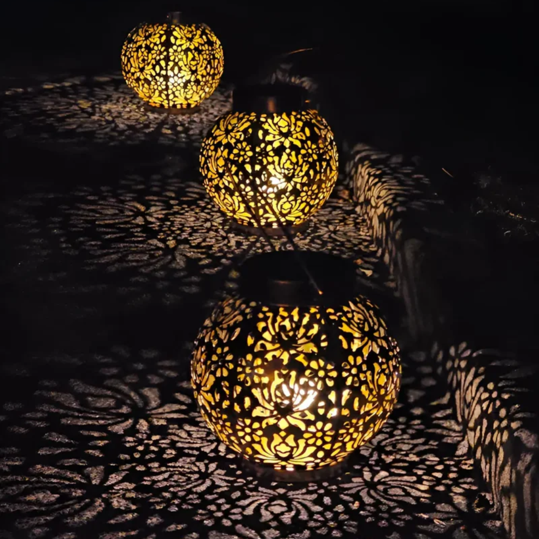 Weerbestendige LED Solar Hanglamp Voor Tuin Met Warm Licht