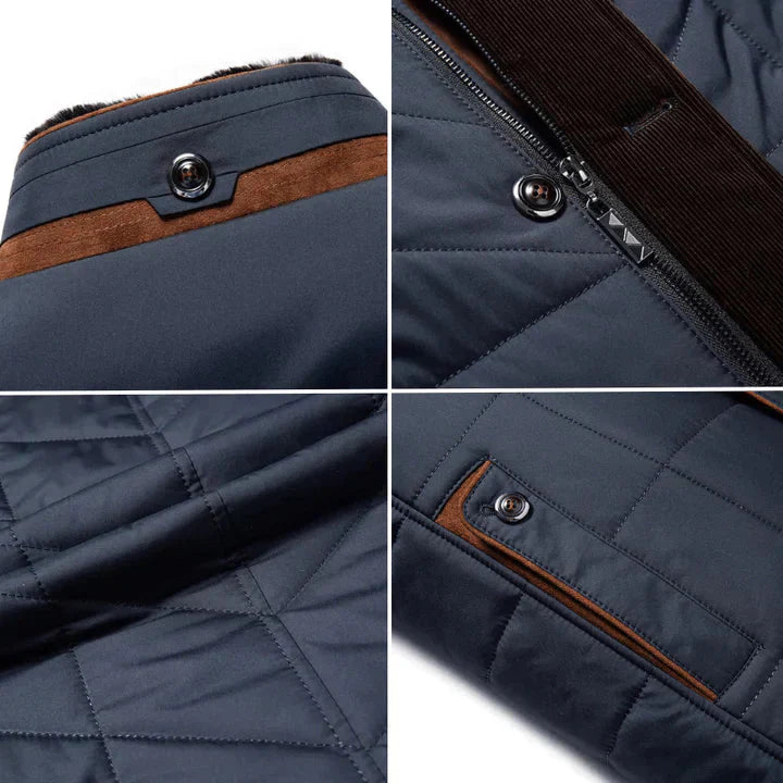 Veylor | Luxe Gevoerde Winterjas Heren