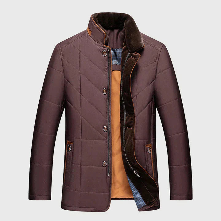 Veylor | Luxe Gevoerde Winterjas Heren