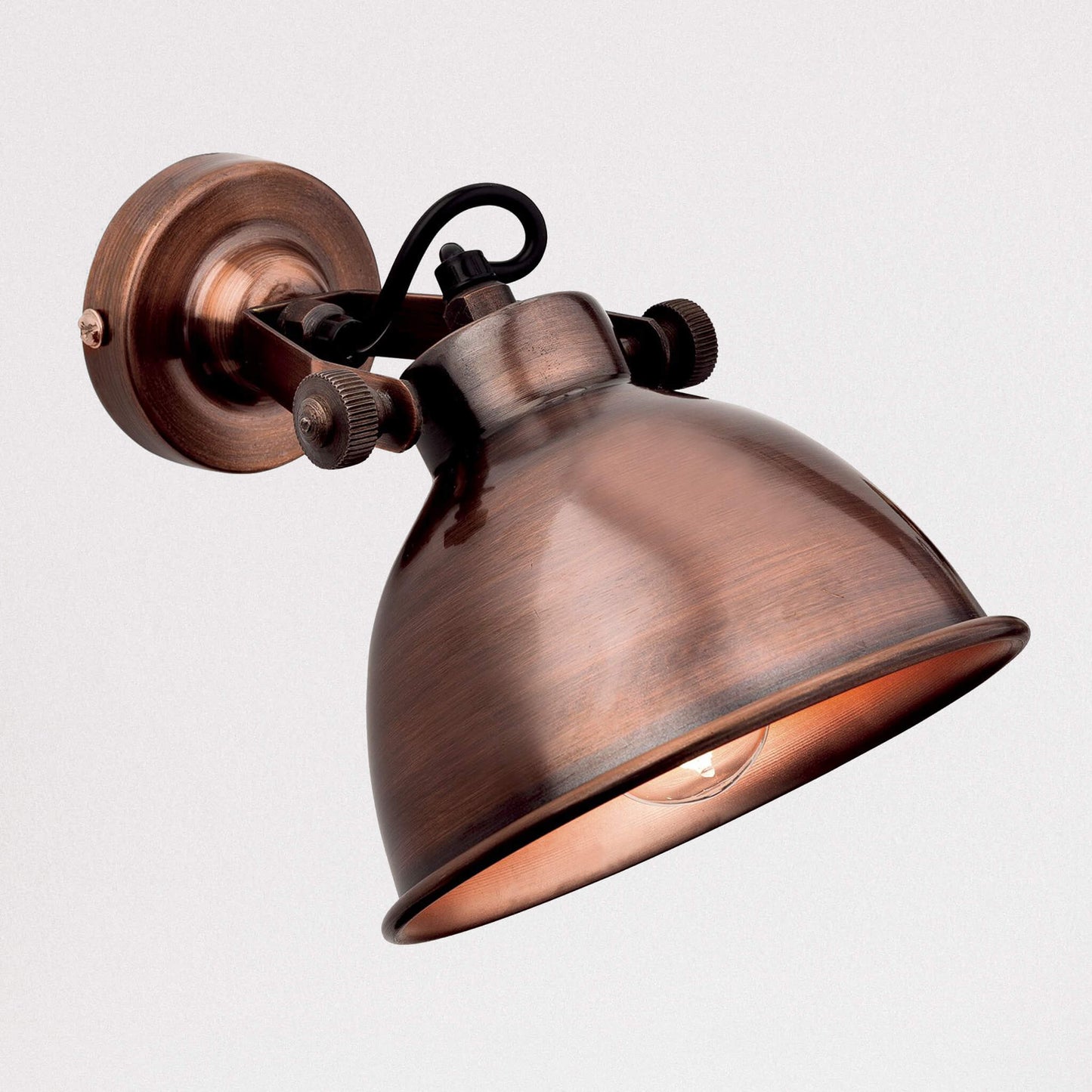 Vintage Wandlamp Met Verstelbare Tilt Antiek Messing Koper Zilver Antiek Koper