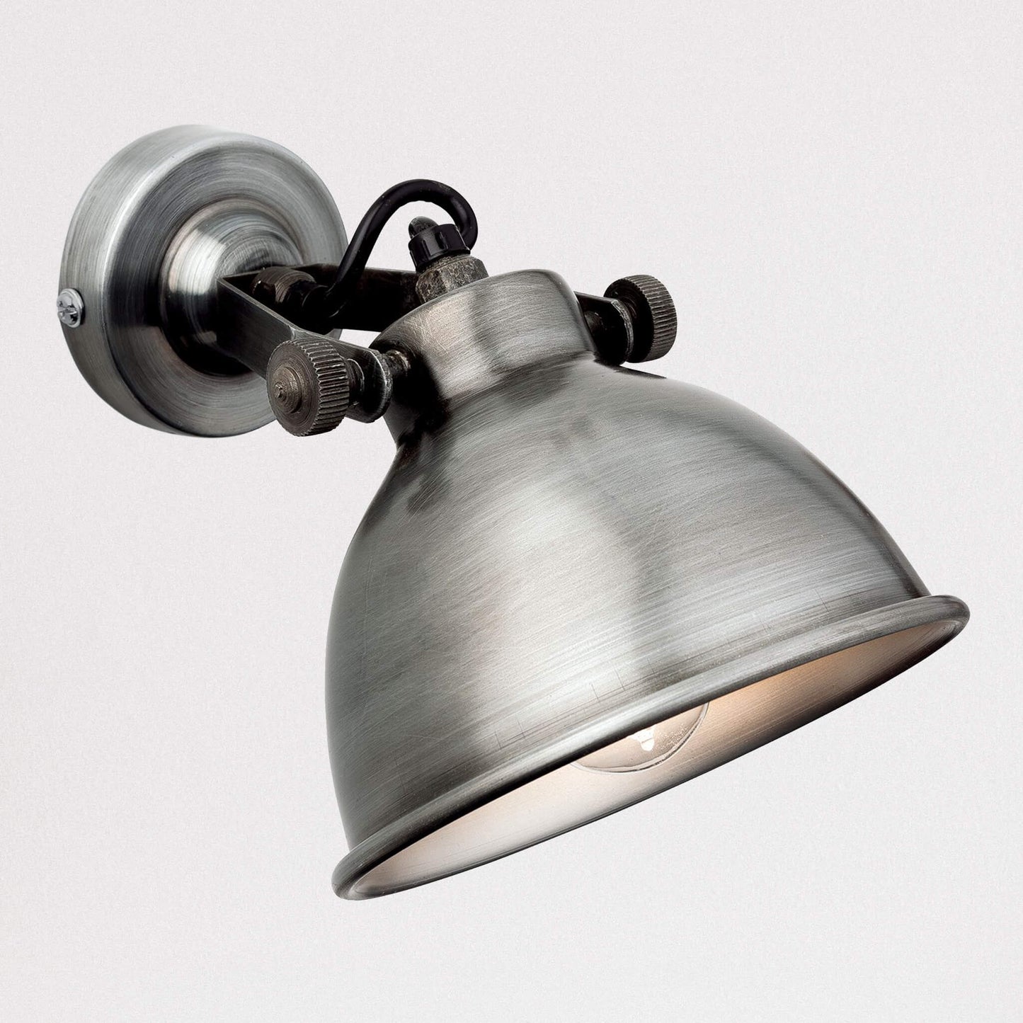 Vintage Wandlamp Met Verstelbare Tilt Antiek Messing Koper Zilver Antiek Zilver