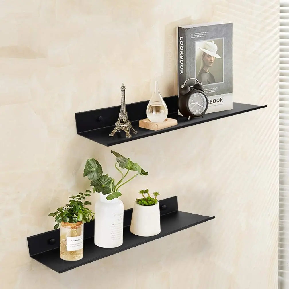 Wandplank Zonder Boren Voor Badkamer En Keuken Wit Hout Metaal
