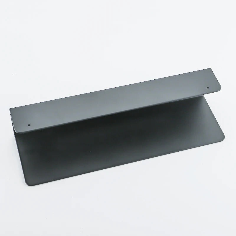 Wandplank Zwart Aluminium voor Badkamer Minimalistisch Ontwerp