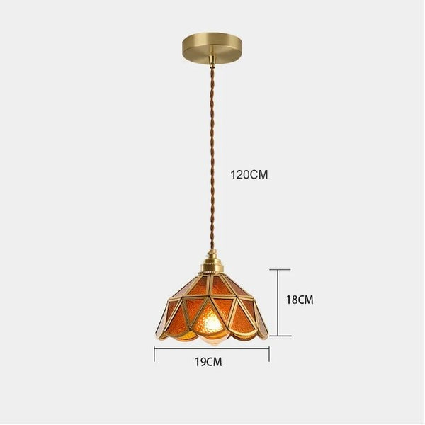 Klassieke Glas In Lood Hanglamp Voor Tijdloze Elegantie