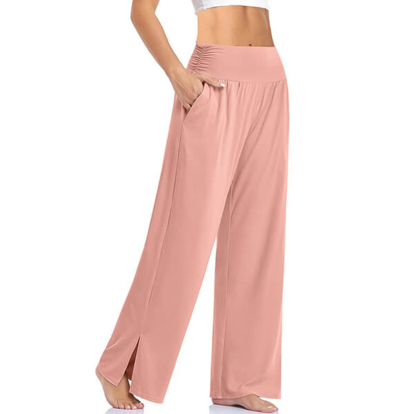 Comfortabele Yogabroek Voor Ontspanning En Stijl Roze