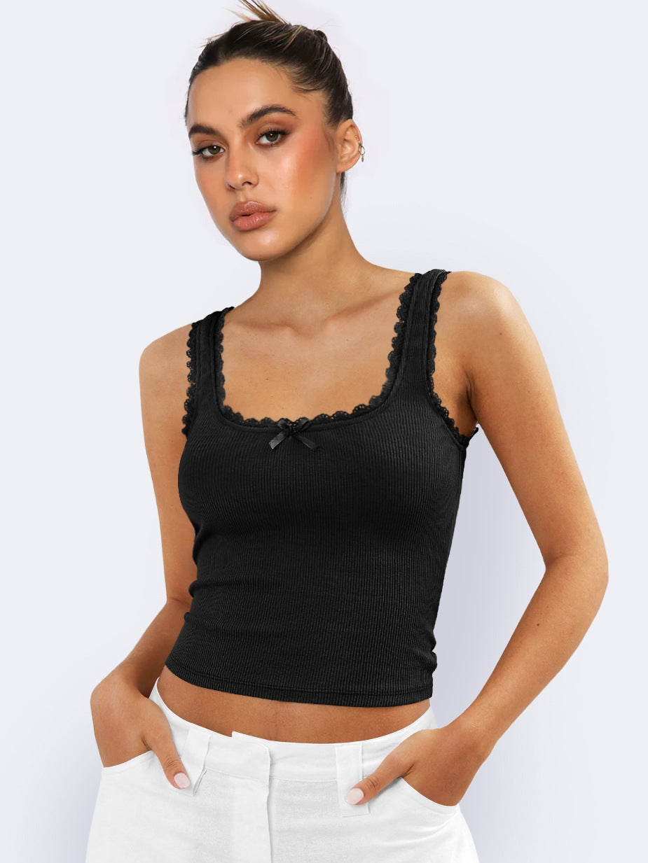 Push The Feeling Camisole Top SEREIN Zwart XS