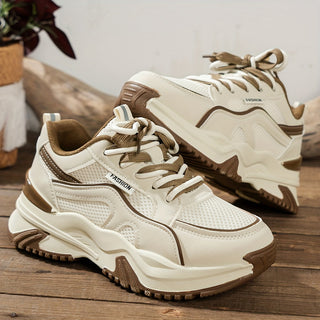 Maleni - Stijlvolle Dames Sneakers Met Hoge Zool