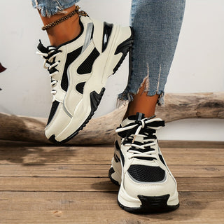 Maleni - Stijlvolle Dames Sneakers Met Hoge Zool
