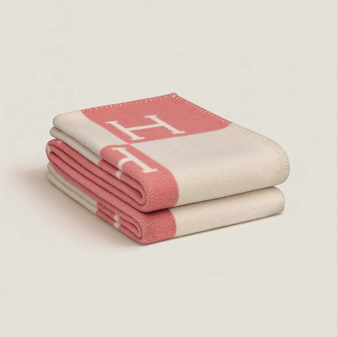Elegante Wol-Kaschmir-Deken Home & Decor Blanket SEREIN Roze 140x170 cm