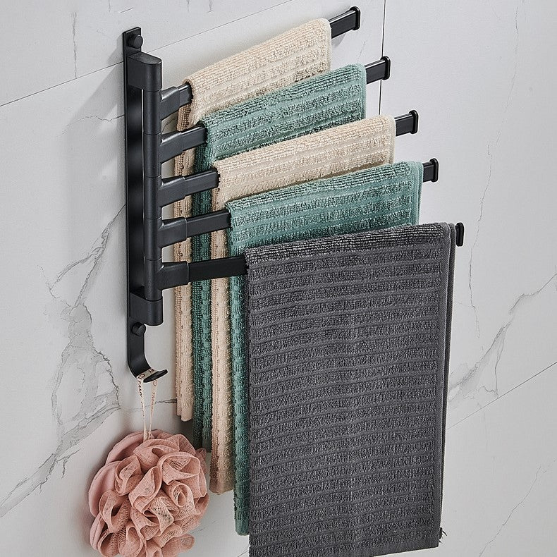 Handdoekhouder Met 5 Armen Voor Badkamer Ruimtebesparend Design