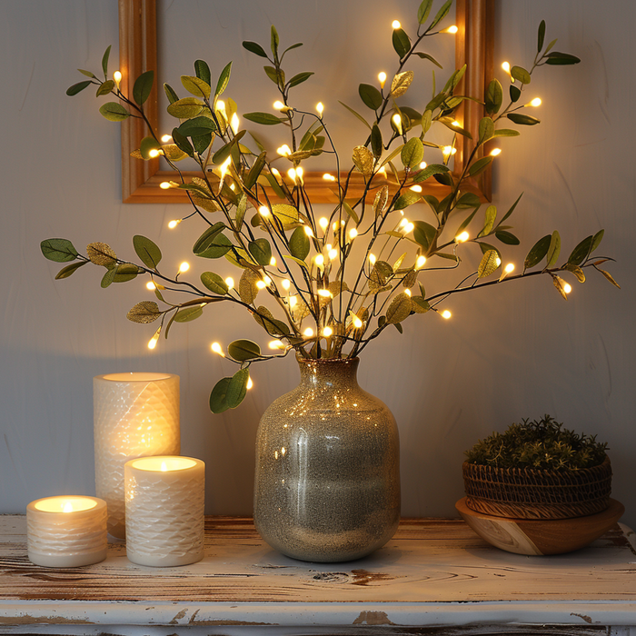 StarryDreams – Sfeervolle Olijftak Verlichting voor Decoratie
