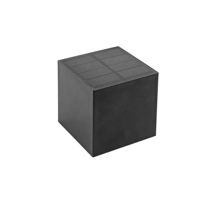 Luxe LED Solar Wandlamp Buiten Warm Licht Zwart Met Sensor