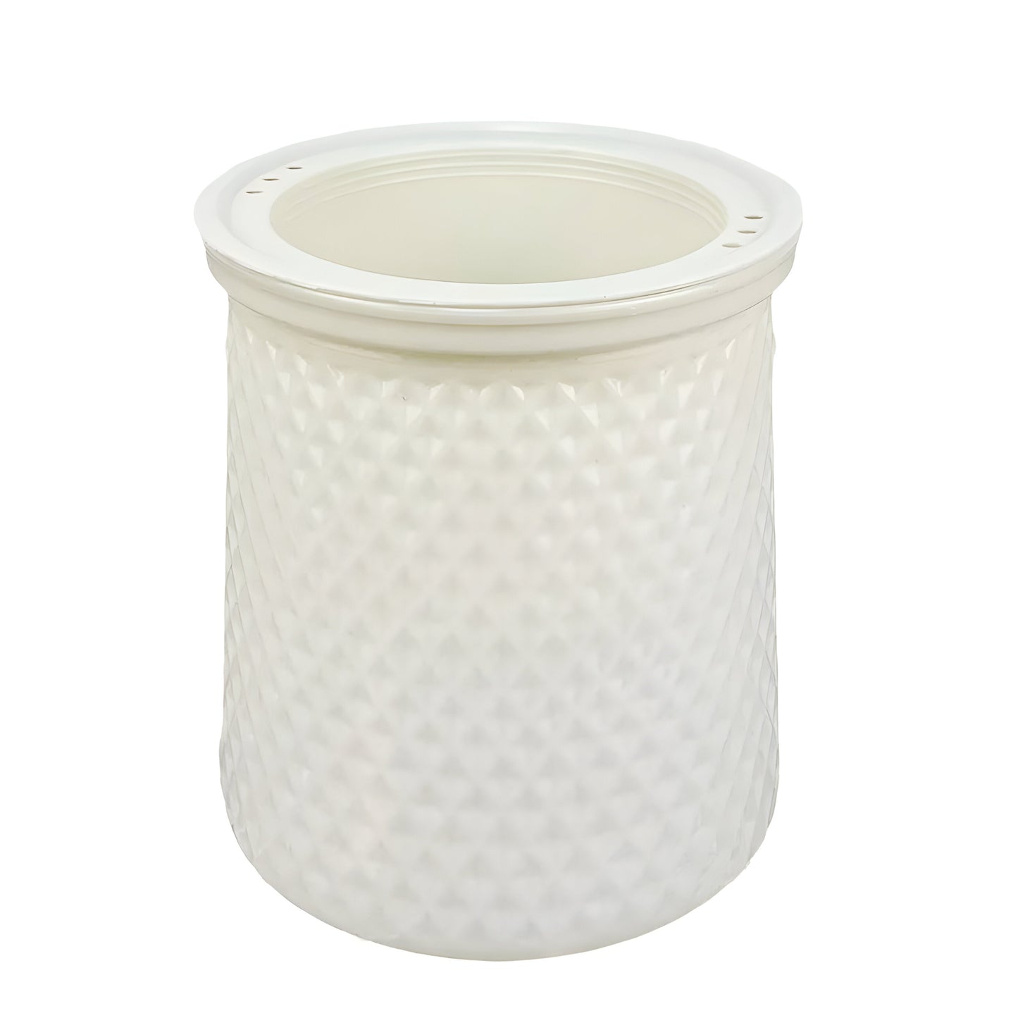 HyggeSprout Pot – Hydroponische Kristallen Glazen Bloempot Wit