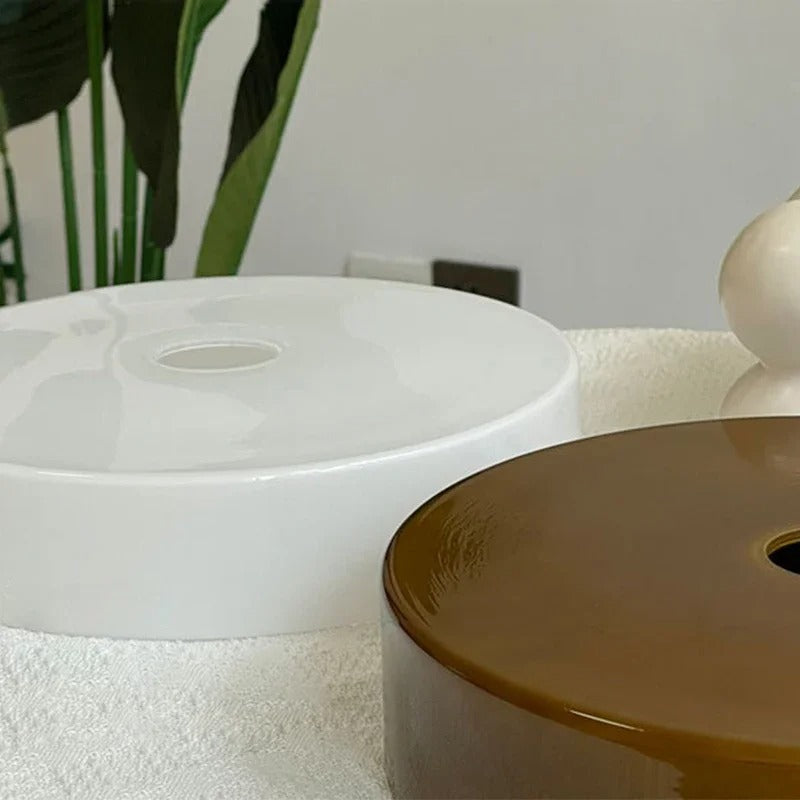 Italiaanse Retro Plafondlamp Glas IJzer Voor Vintage Sfeer WIT