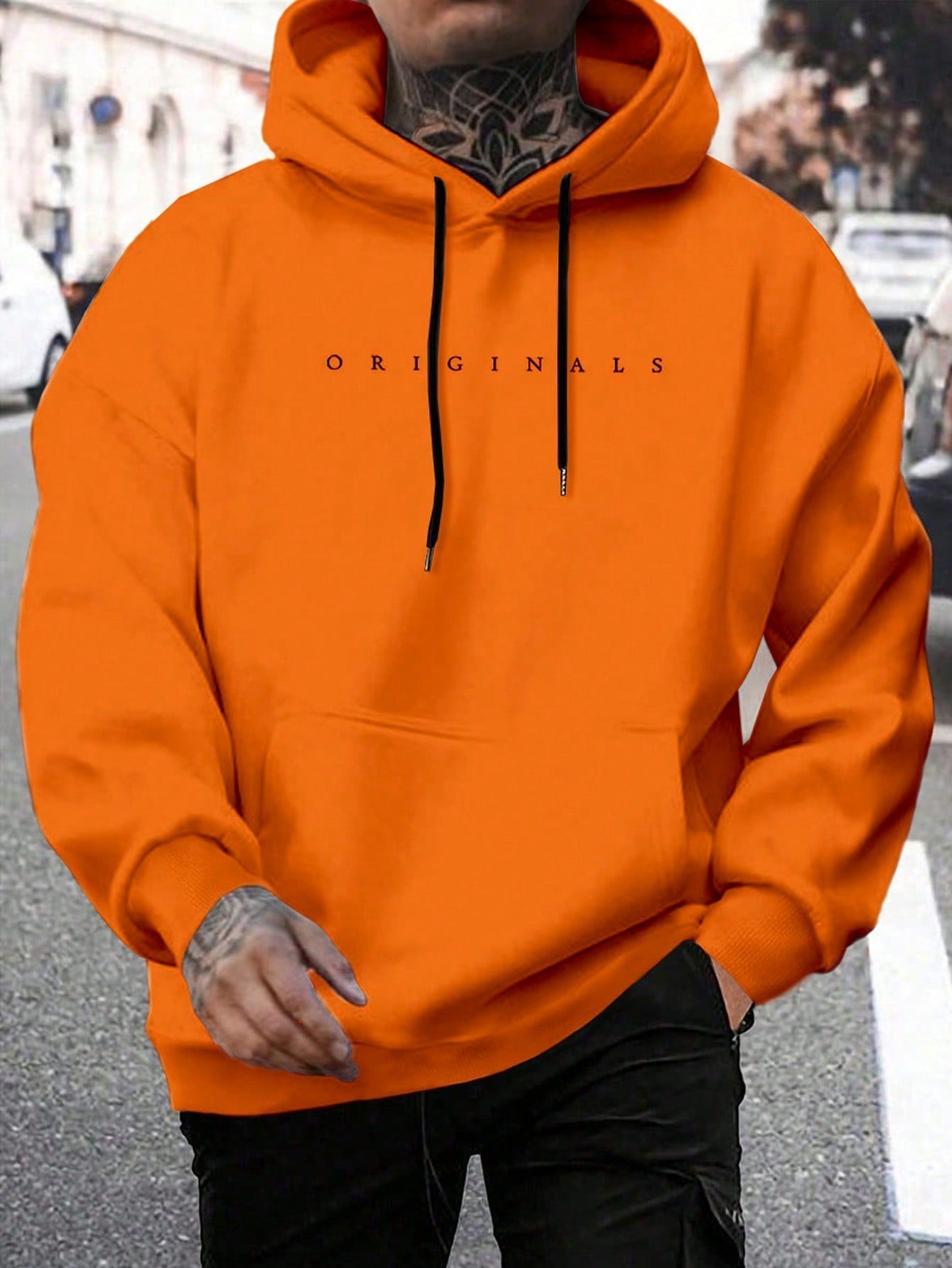 Stelvio | Heren sweatshirt met capuchon en letterprint
