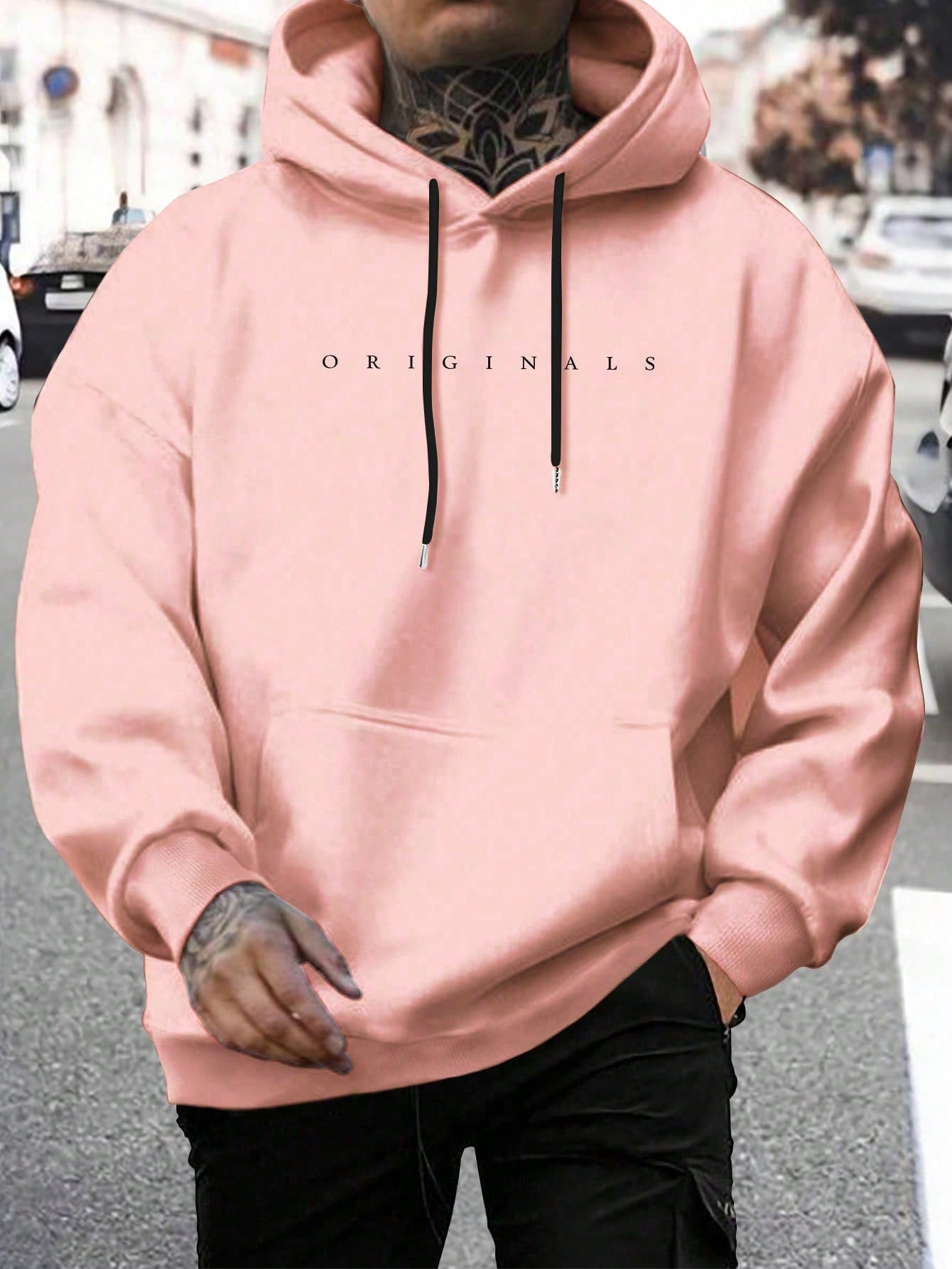 Stelvio | Heren sweatshirt met capuchon en letterprint