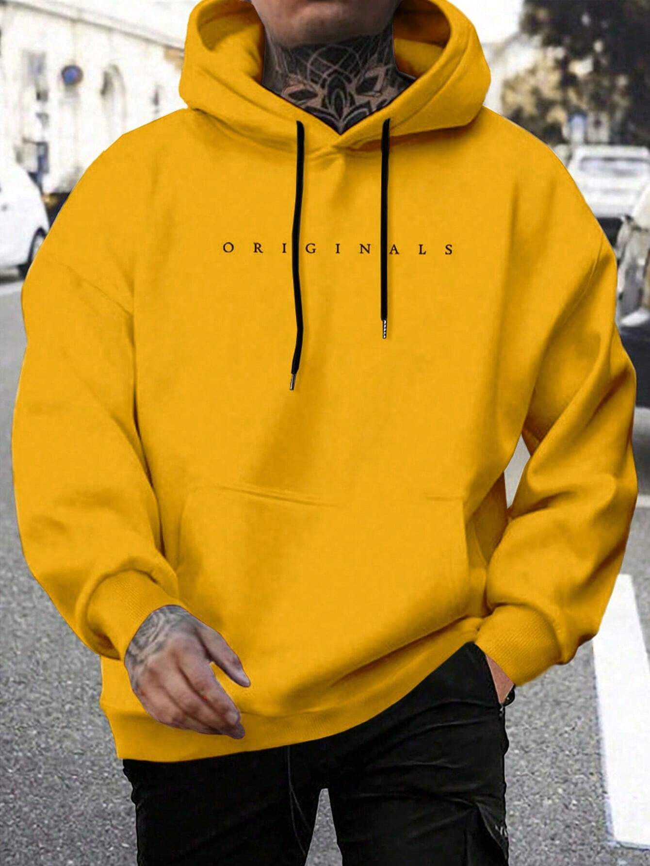 Stelvio | Heren sweatshirt met capuchon en letterprint