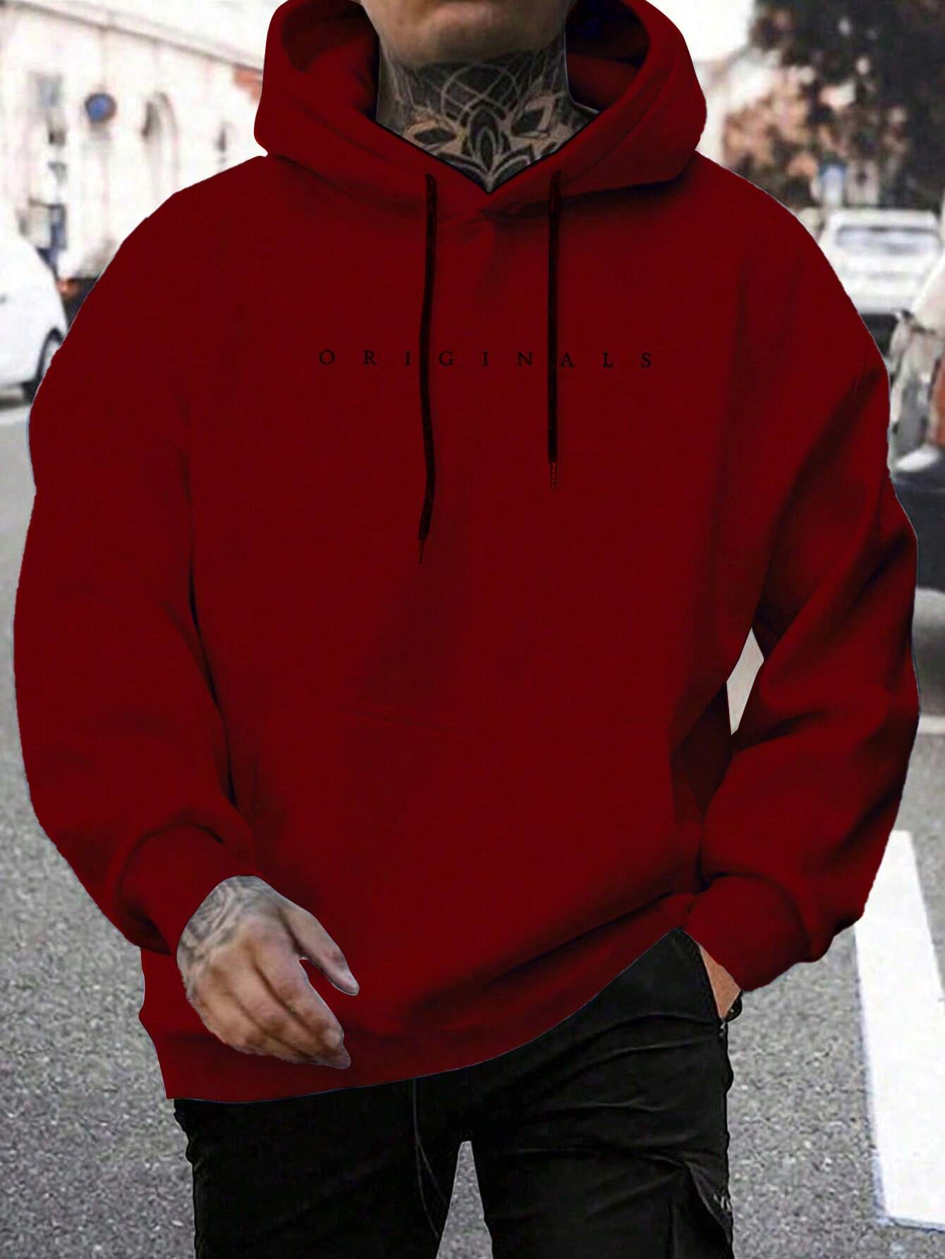 Stelvio | Heren sweatshirt met capuchon en letterprint
