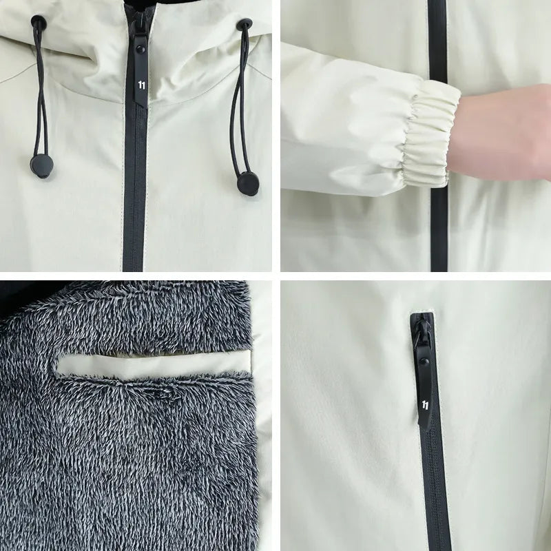 Heren Hoodie Vest Jack Trendy met Capuchon en Zakken
