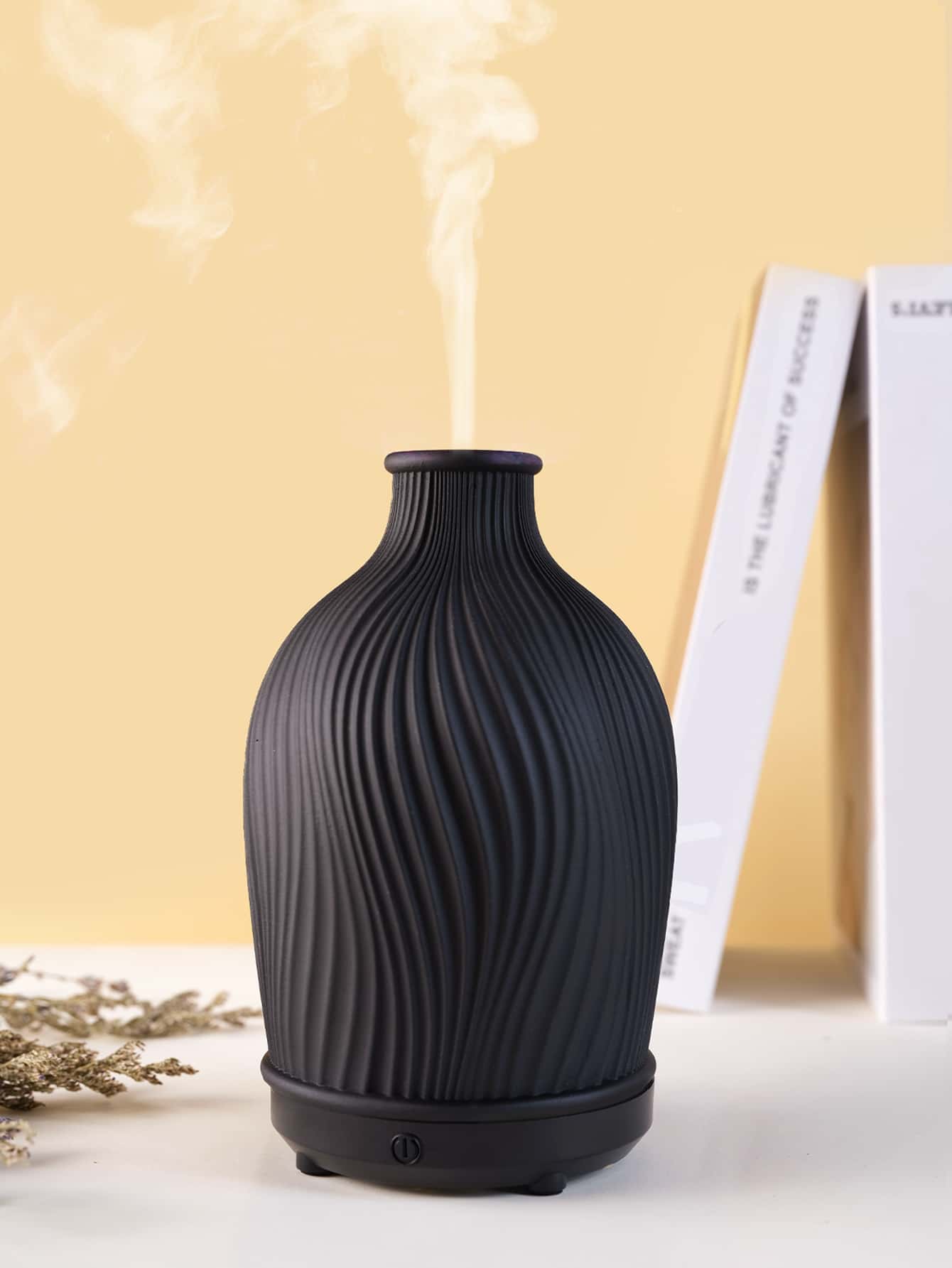 1 Stuk USB 5 V 80ML Hars Etherische Olie Verstuiver Aroma Diffuser SEREIN Zwart