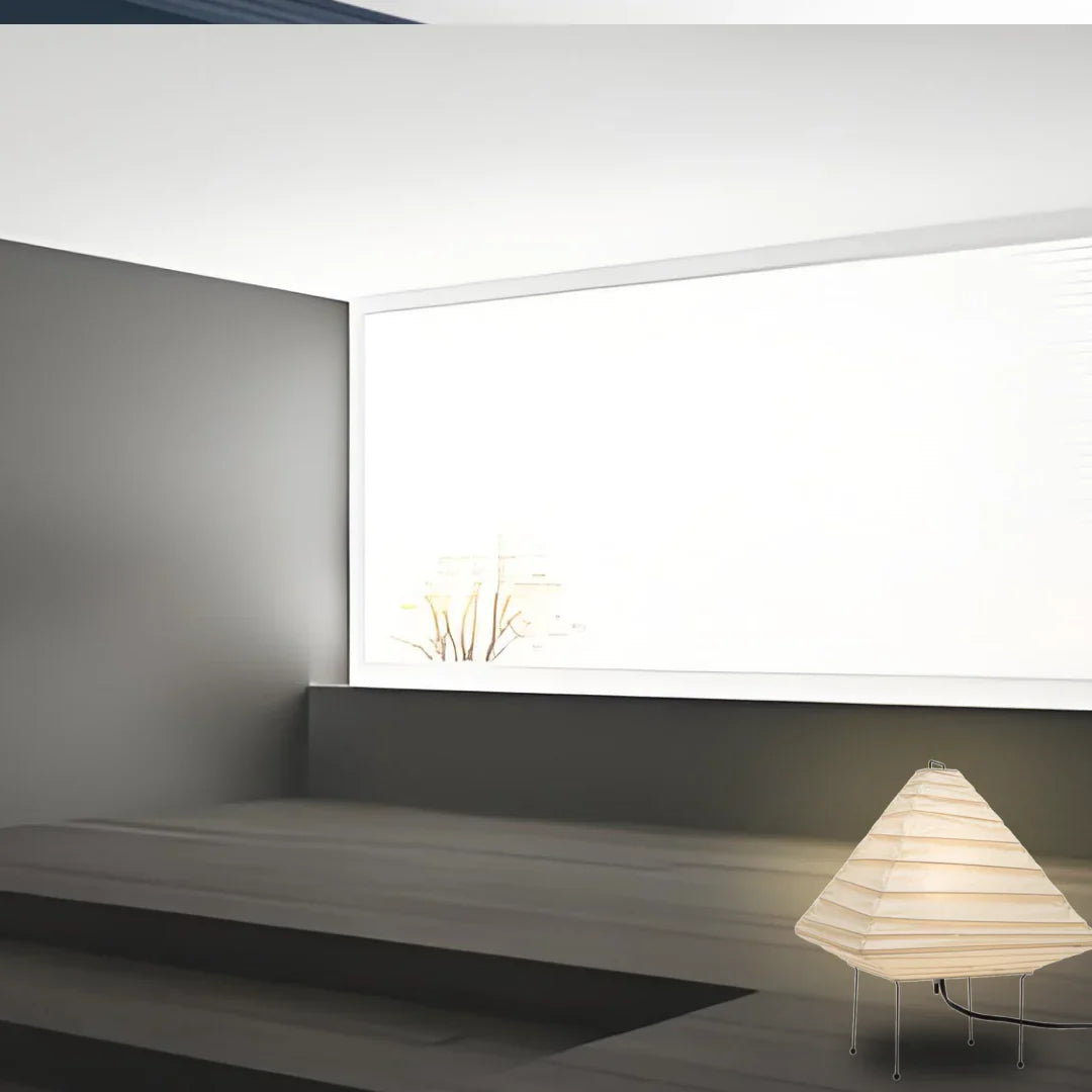 Kōmei Tafellamp – Stijlvolle Verlichting met Japandi-Charme