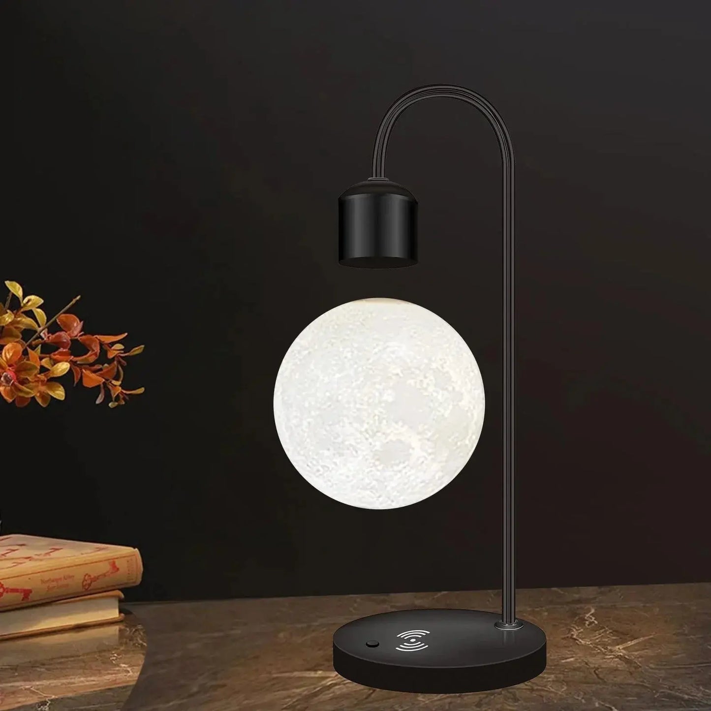 Amanti - 'Levitating' Maan Lamp met Draadloze Oplader voor Jouw Huis
