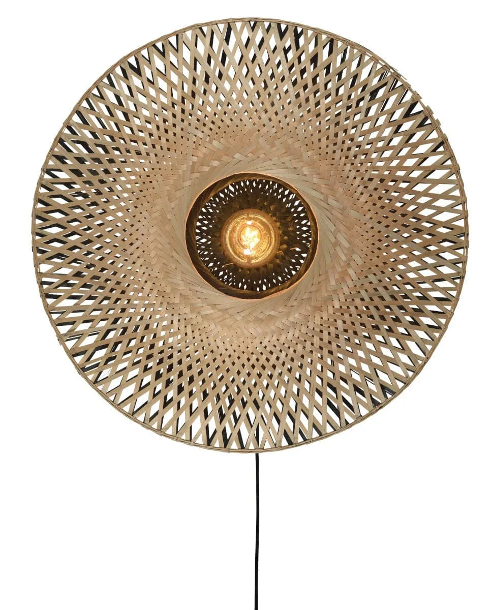 Solace - Luminaire Bambou Muur Decoratie Lamp "Kalimantan M"