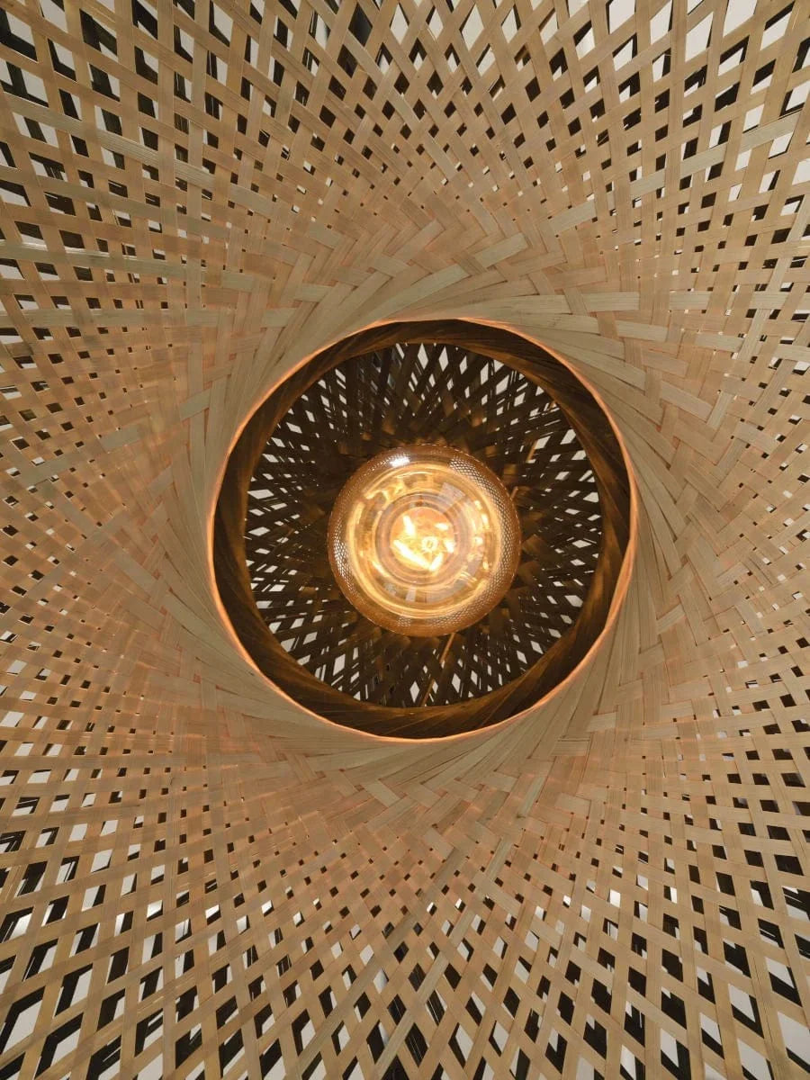 Solace - Luminaire Bambou Muur Decoratie Lamp "Kalimantan M"