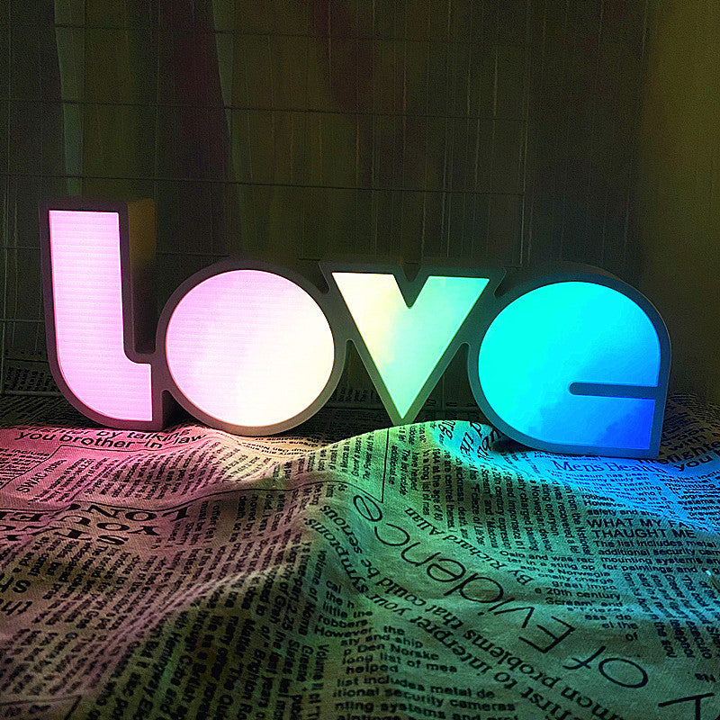Art Deco Love LED Tafellamp – Waterdichte Romantische Gloed SEREIN