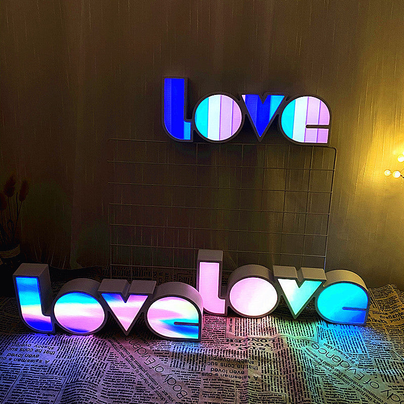 Art Deco Love LED Tafellamp – Waterdichte Romantische Gloed SEREIN