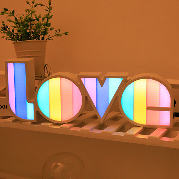 Art Deco Love LED Tafellamp – Waterdichte Romantische Gloed SEREIN