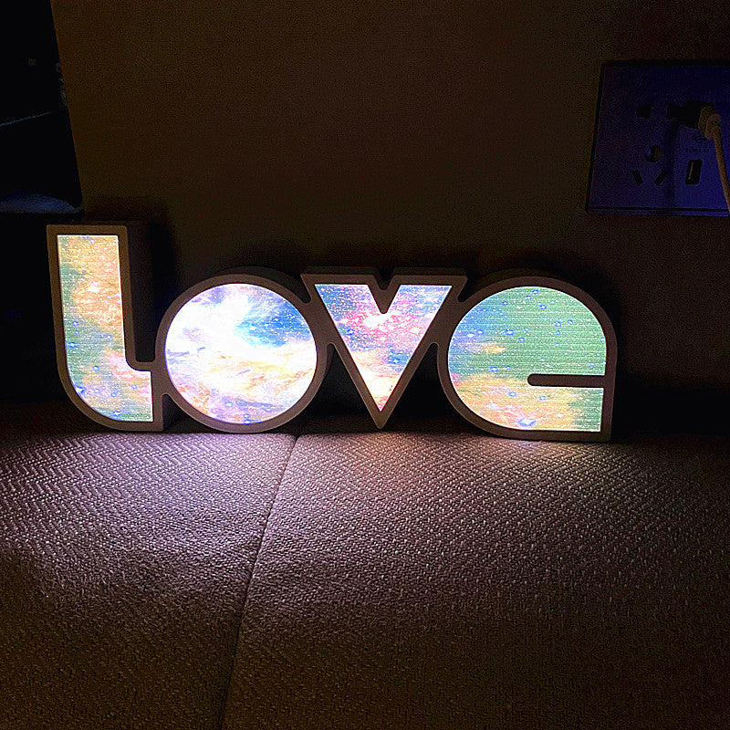 Art Deco Love LED Tafellamp – Waterdichte Romantische Gloed SEREIN
