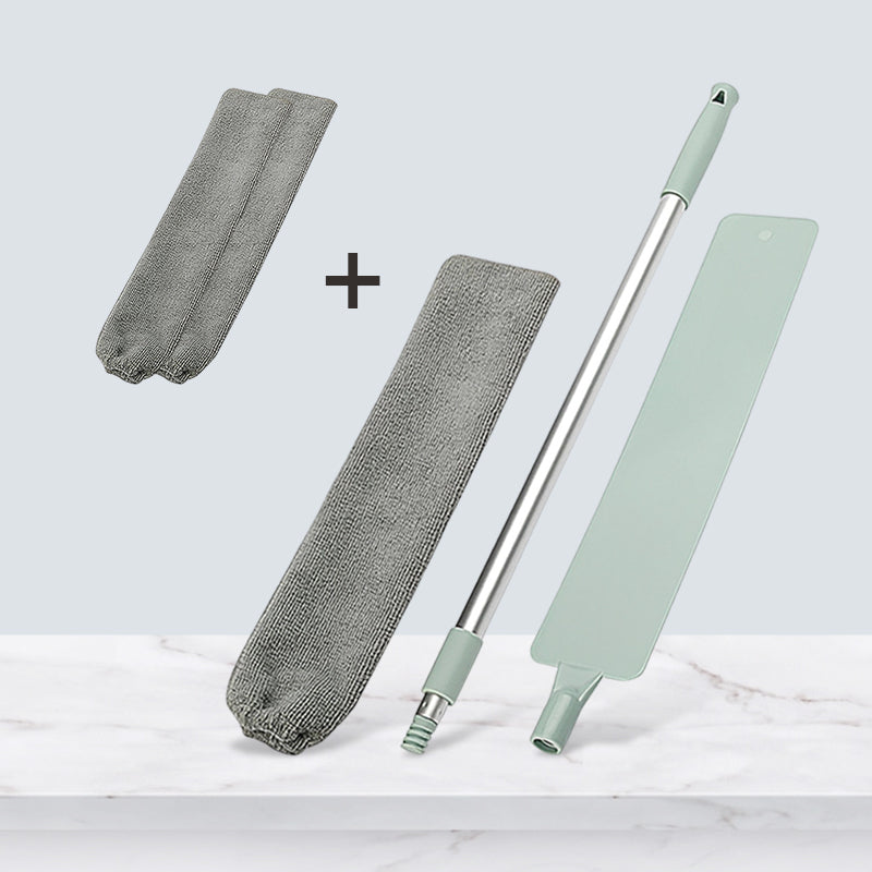 Buigbare Dammopruimer in Microfiber voor Efficiënte Schoonmaak 1 × handvat + buigbare stofschommel + 3 × doek