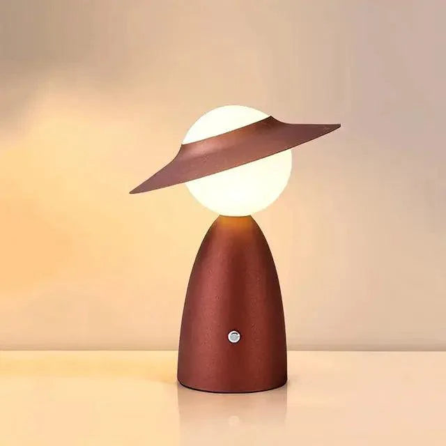 Buijou - Draadloze Oplaadlamp voor Modern Design en Functionaliteit Rood
