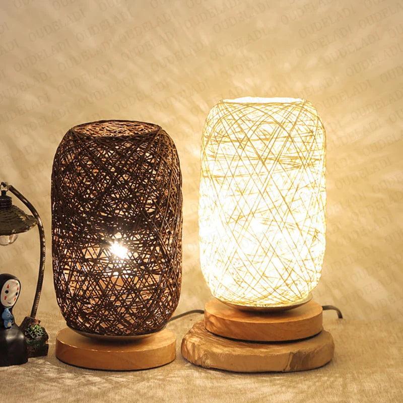 Buijou - Houten Tafellamp voor Stijlvolle Verlichting en Sfeer