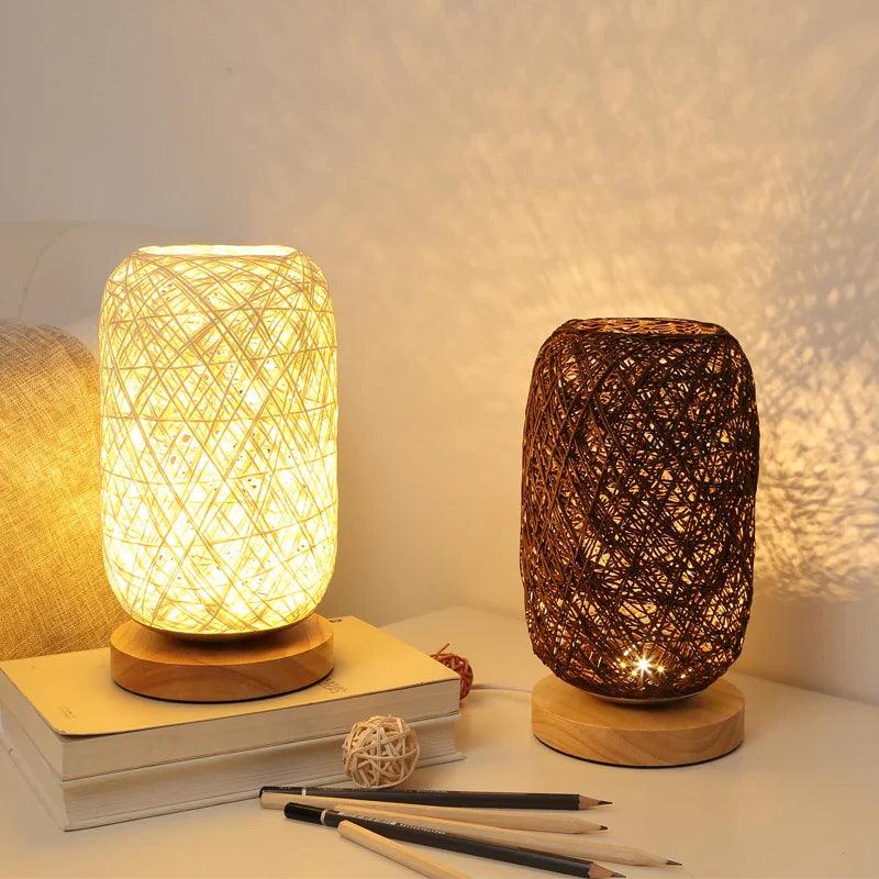 Buijou - Houten Tafellamp voor Stijlvolle Verlichting en Sfeer