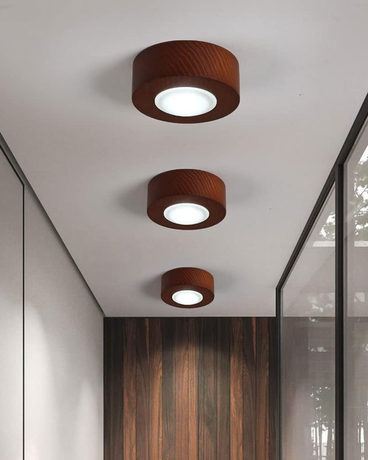 Buijou Plafondlamp van Hout voor Elegante Verlichting