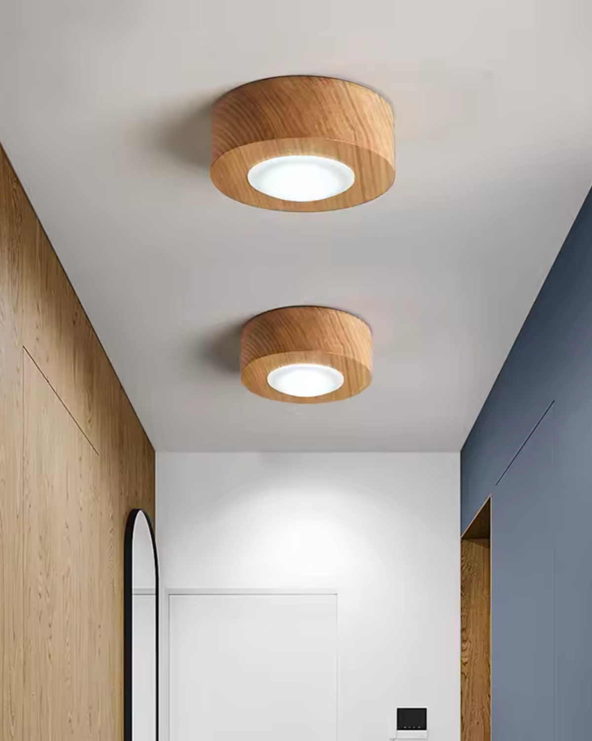 Buijou Plafondlamp van Hout voor Elegante Verlichting