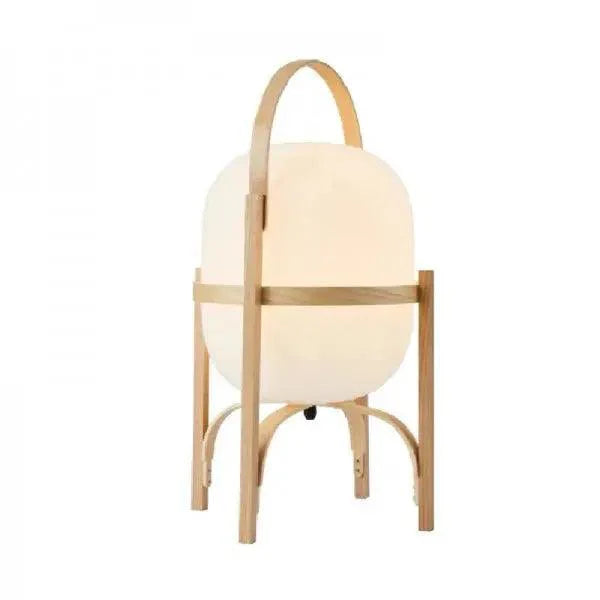 Buijou Tafellamp - Cesta Hout met Tijdloos Ontwerp en Elegant Design Walnoot hout