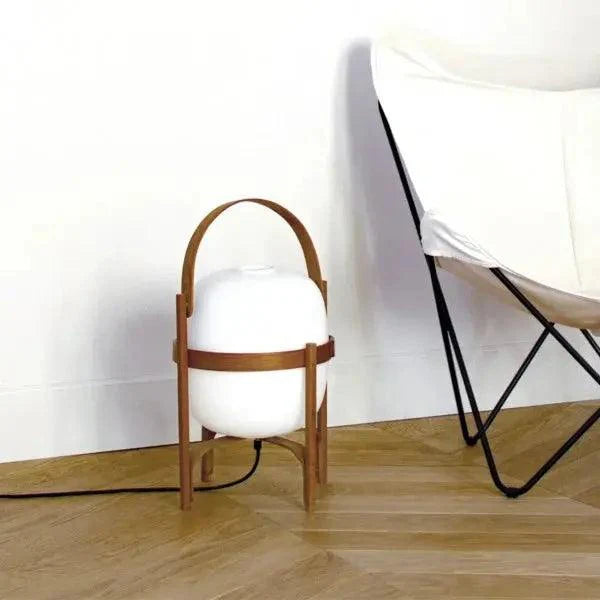 Buijou Tafellamp - Cesta Hout met Tijdloos Ontwerp en Elegant Design
