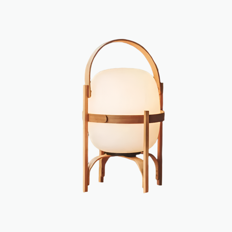 Buijou Tafellamp - Cesta Hout met Tijdloos Ontwerp en Elegant Design
