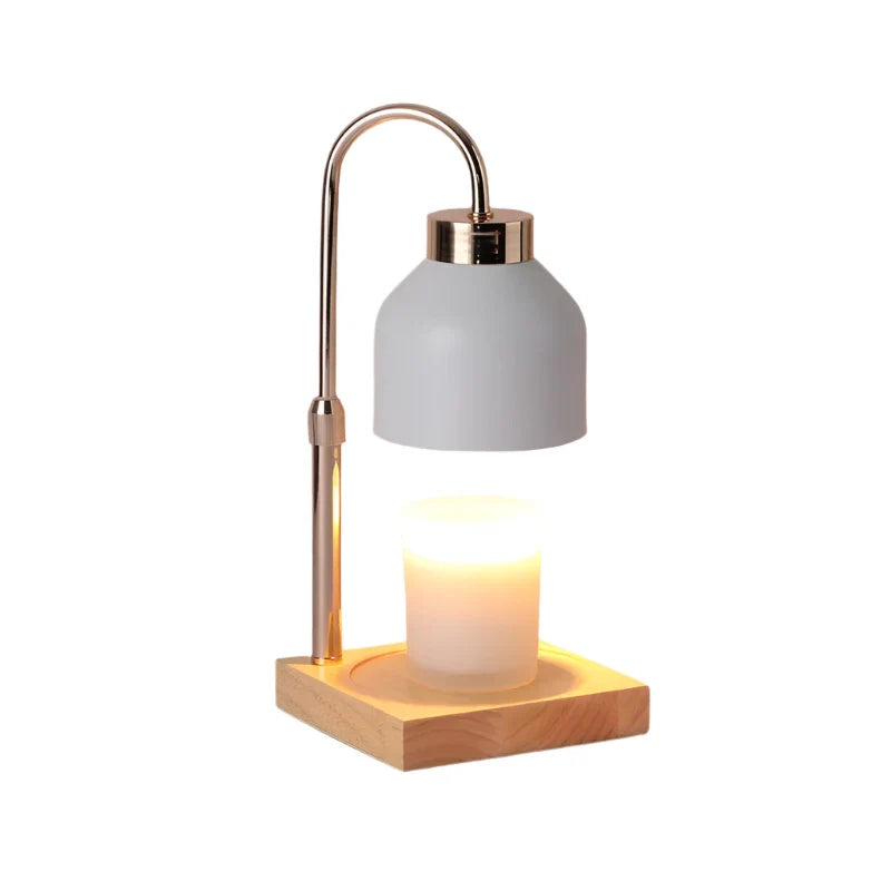 Buijou - Verstelbare Kaarsenwarmer Lamp voor Thuisgebruik Wit