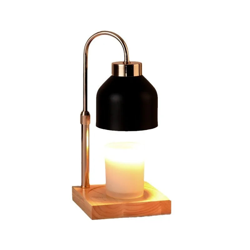 Buijou - Verstelbare Kaarsenwarmer Lamp voor Thuisgebruik Zwart